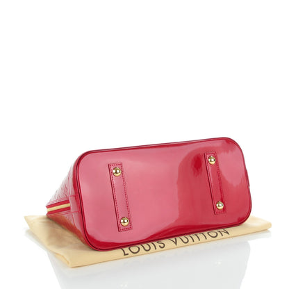 Louis Vuitton Vernis Alma MM Pomme D'Amour 4 of 8