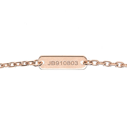 Van Cleef & Arpels 18K Rose Gold Gray Mother of Pearl Vintage Alhambra Pendant Necklace 6 of 7