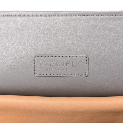 Chanel Calfskin Stitched Large Shopping Tote Beige 6 of 19