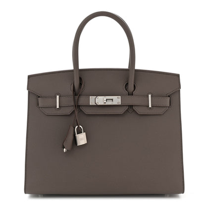 Hermes Epsom Birkin Sellier 30 Etain 1 of 11