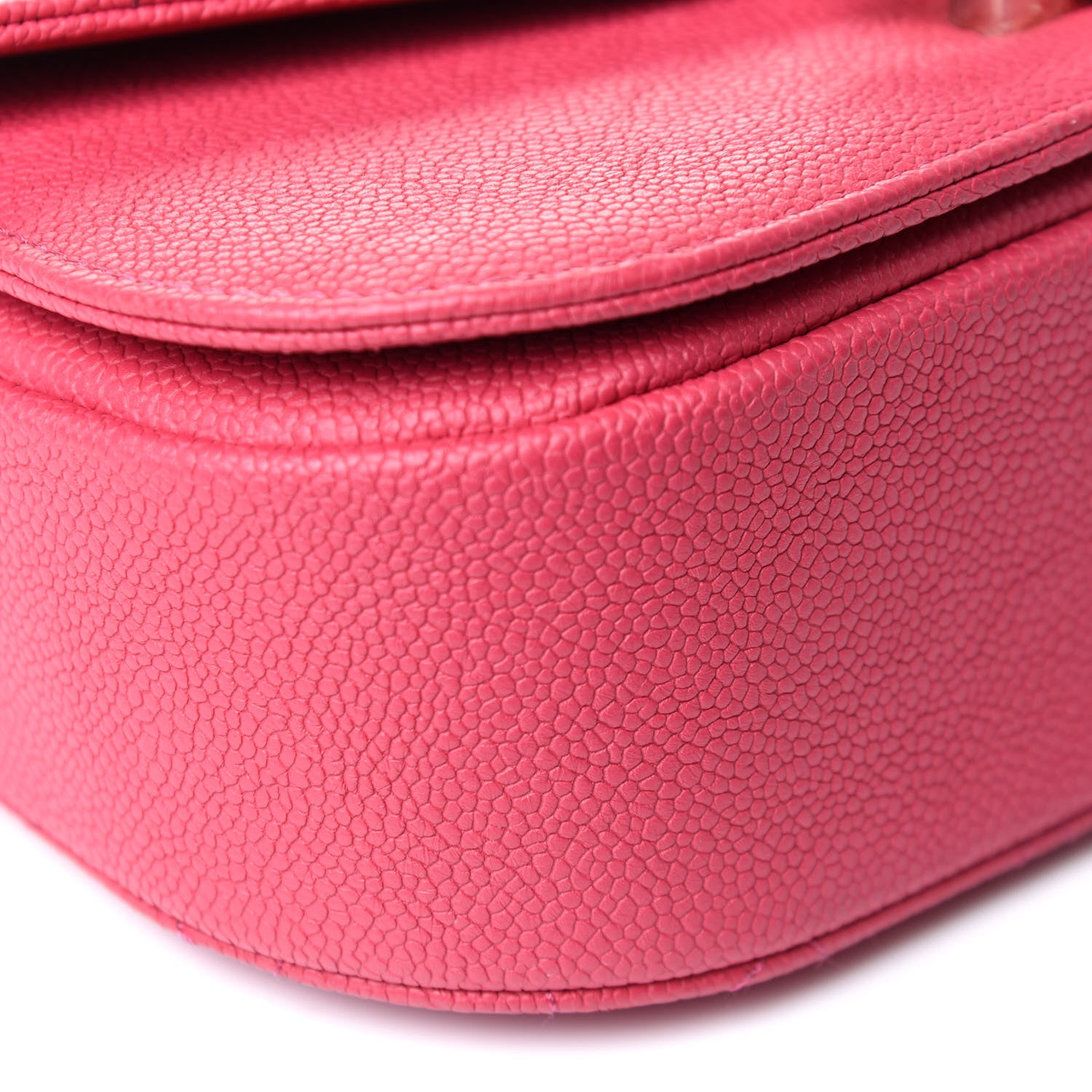 Chanel Grained Calfskin Quilted Small Cuba Top Handle Flap Pink 13 of 15