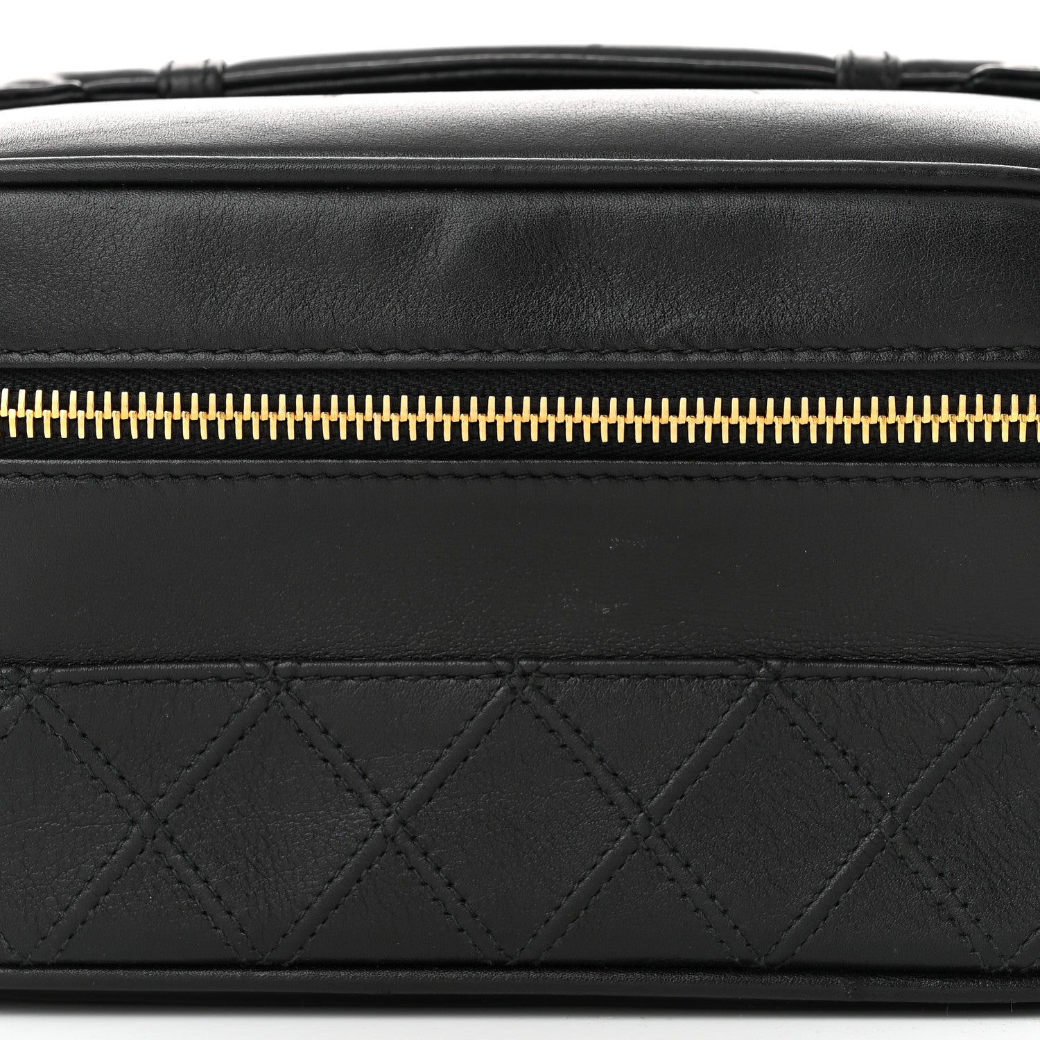 Chanel Lambskin Vanity Cosmetic Case Black 9 of 11
