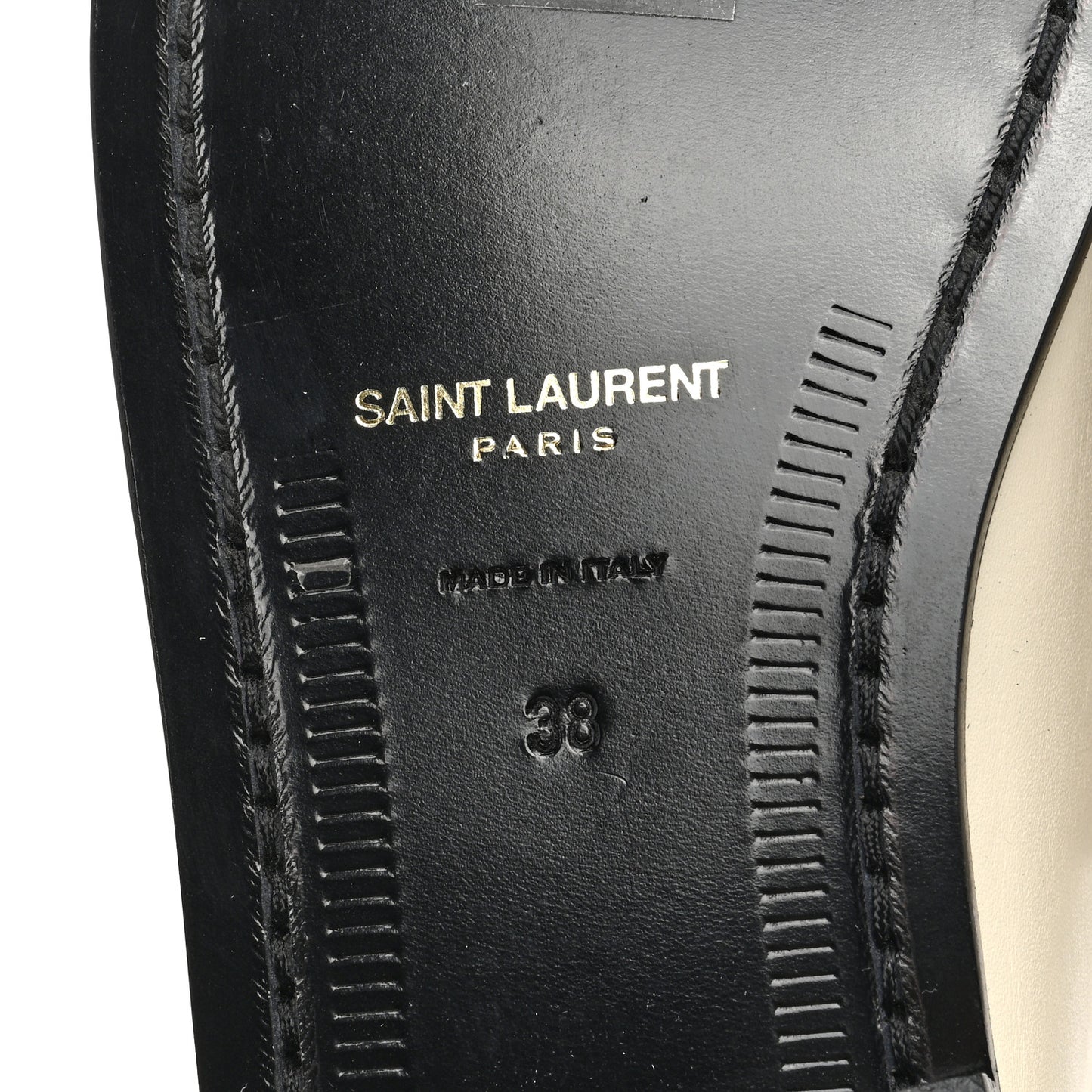 Calfskin Penny Loafers 38 Pearl