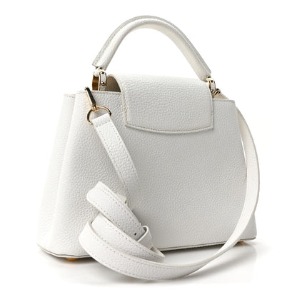 Louis Vuitton Taurillon Capucines BB Blanc Casse 3 of 10