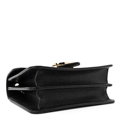 Gucci Dollar Calfskin Small Interlocking G Shoulder Bag Black 4 of 11