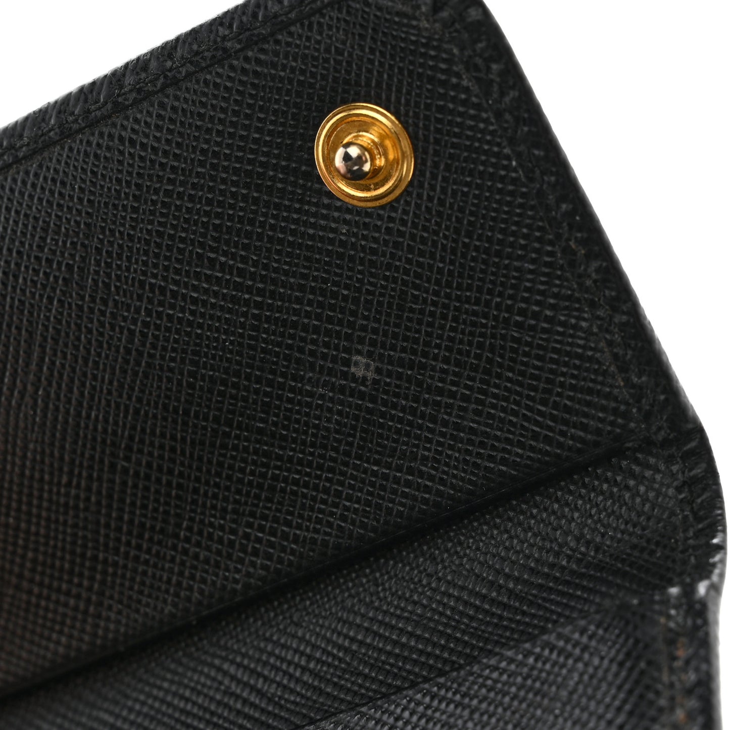 Saffiano Metal 6 Key Holder Black