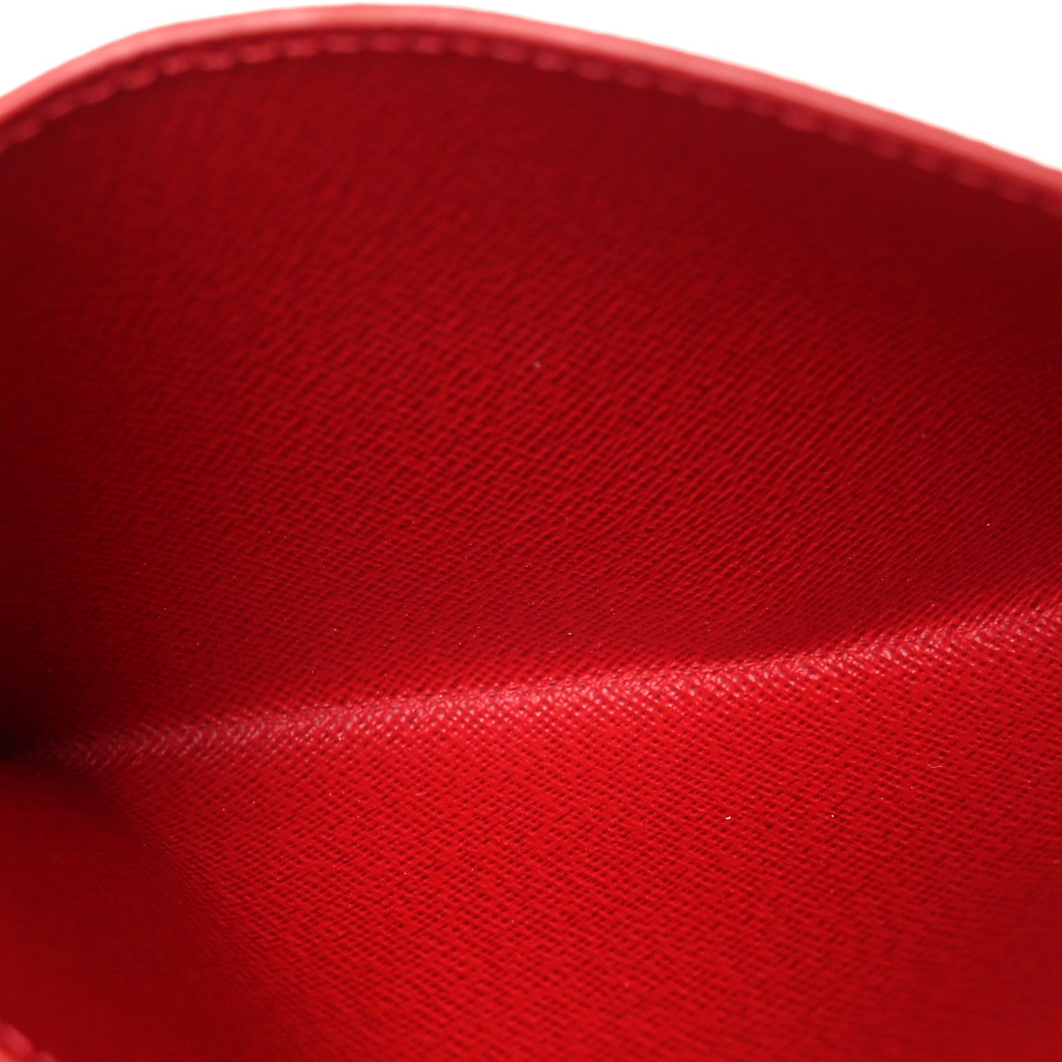 Louis Vuitton Calfskin Felicie Card Holder Insert Cherry 4 of 5