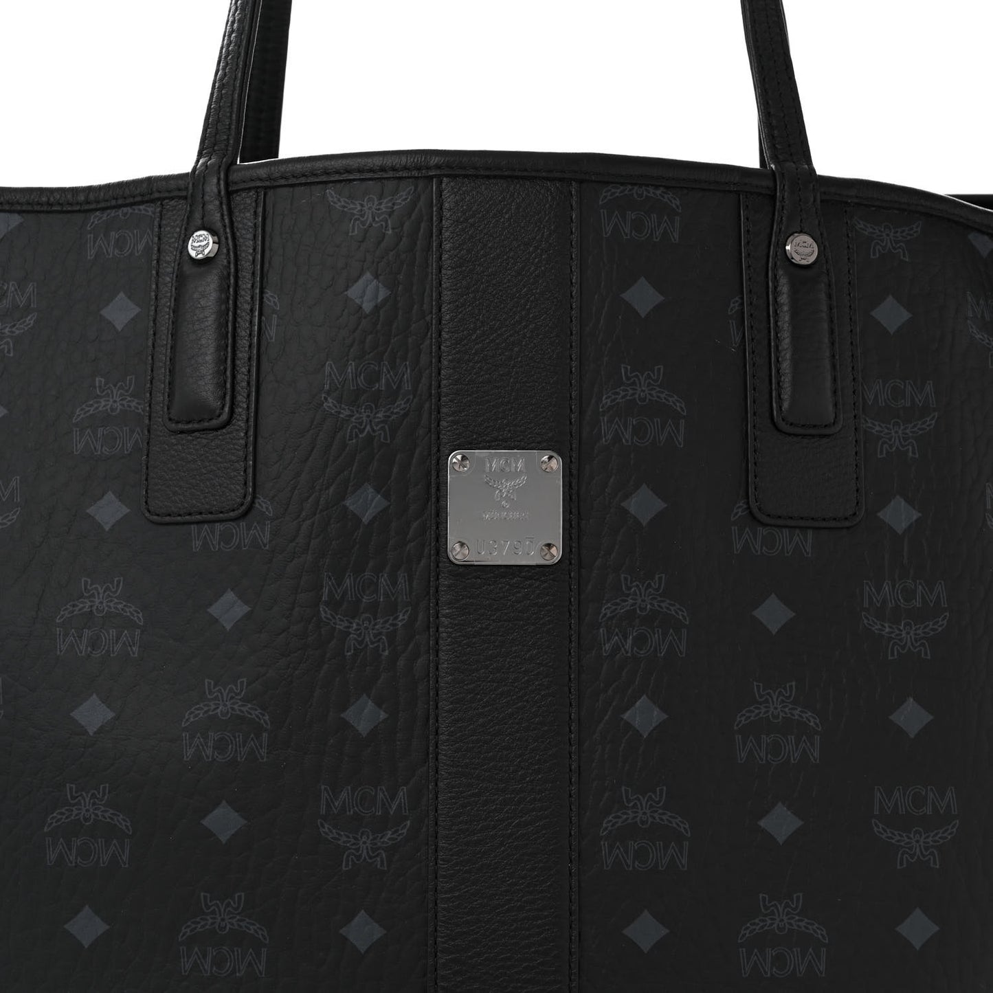 Visetos Large Liz Reversible Shopper Tote Black