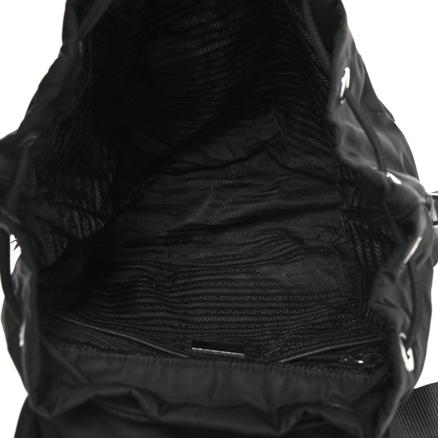 Nylon Vela Medium Backpack Black