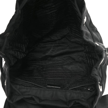Prada Nylon Vela Medium Backpack Black 5 of 9