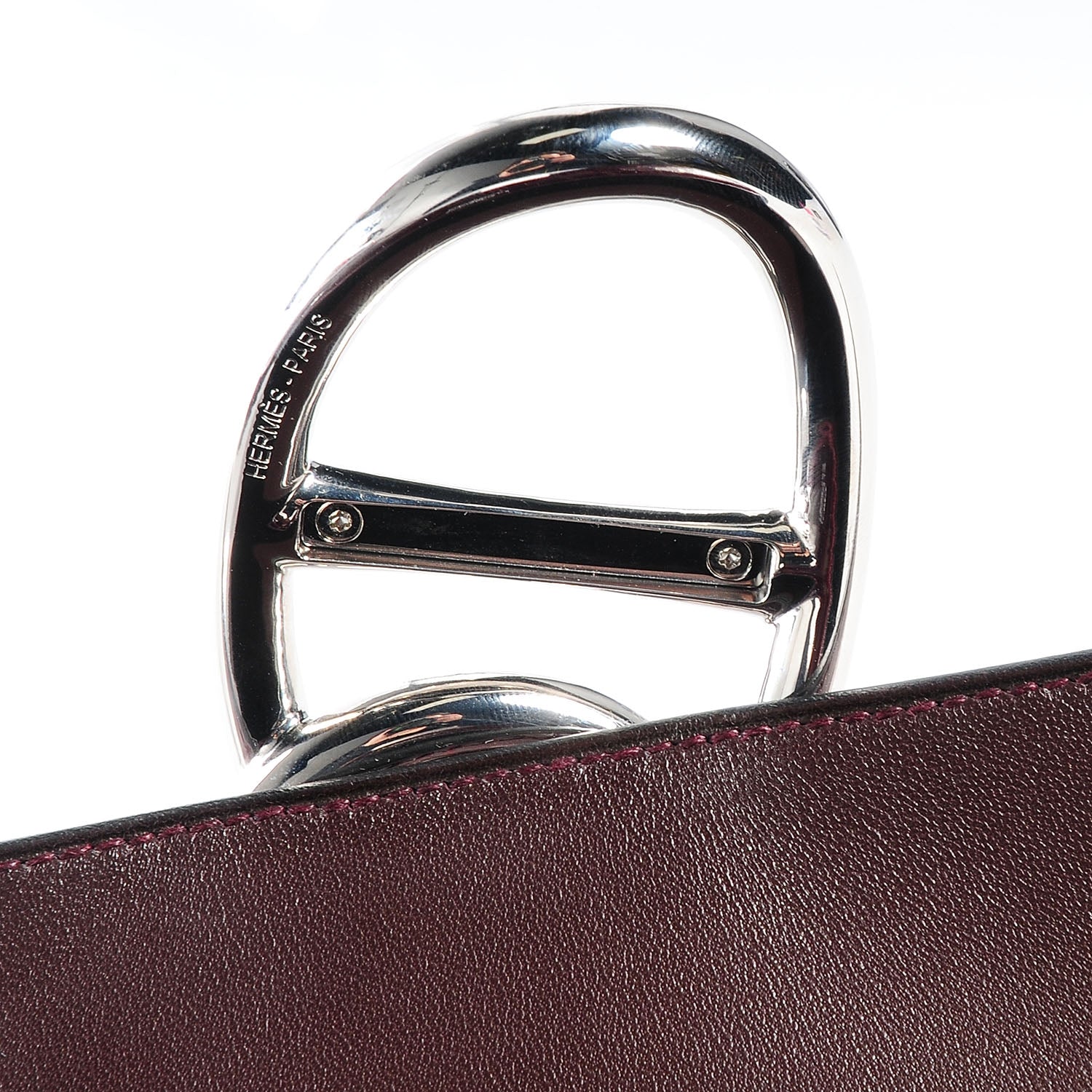 Hermes Shiny Niloticus Crocodile Egee Clutch Bordeaux 13 of 14