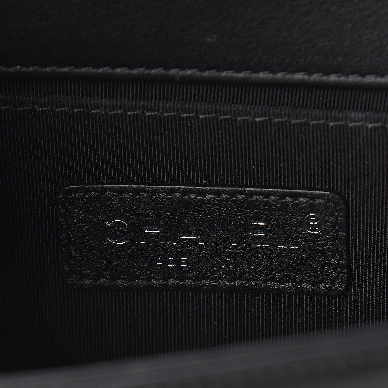 Chanel Calfskin Pearl Tweed Small Boy Flap Black 6 of 10