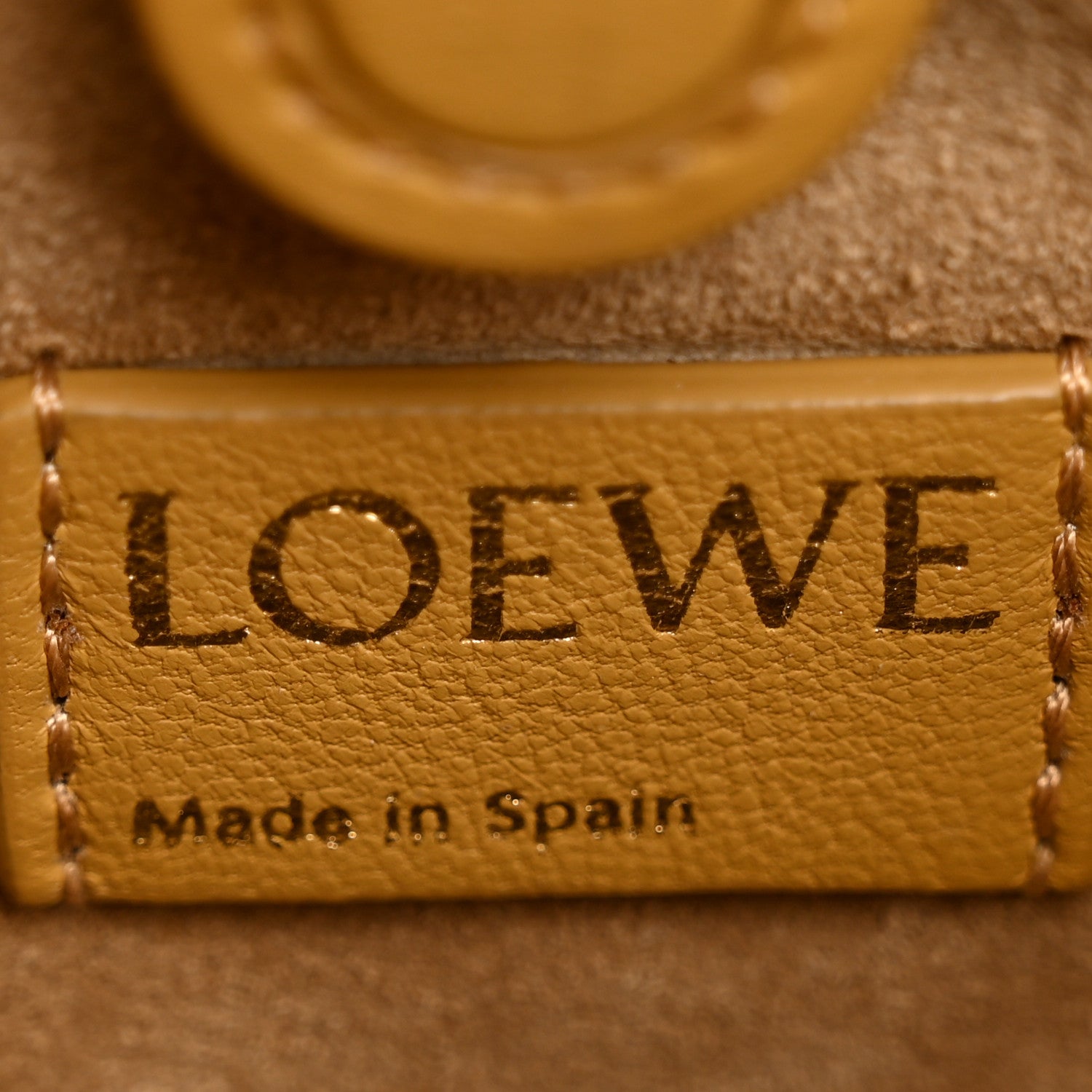 Loewe Mellow Nappa Donut Chain Mini Flamenco Knot Clutch Sahara 6 of 11