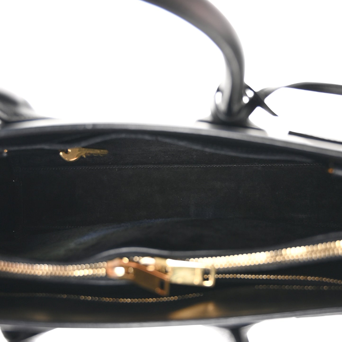 Calfskin Small Sac De Jour Black