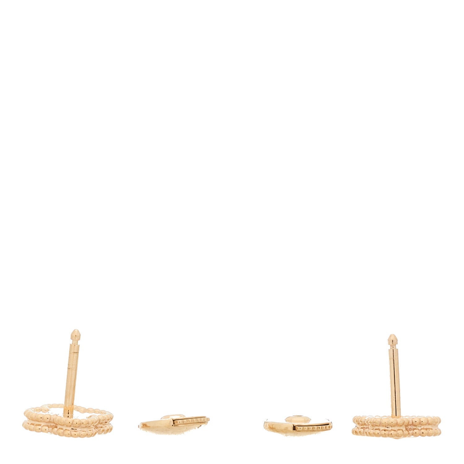 Van Cleef & Arpels 18K Rose Gold Sweet Alhambra Earrings 3 of 5