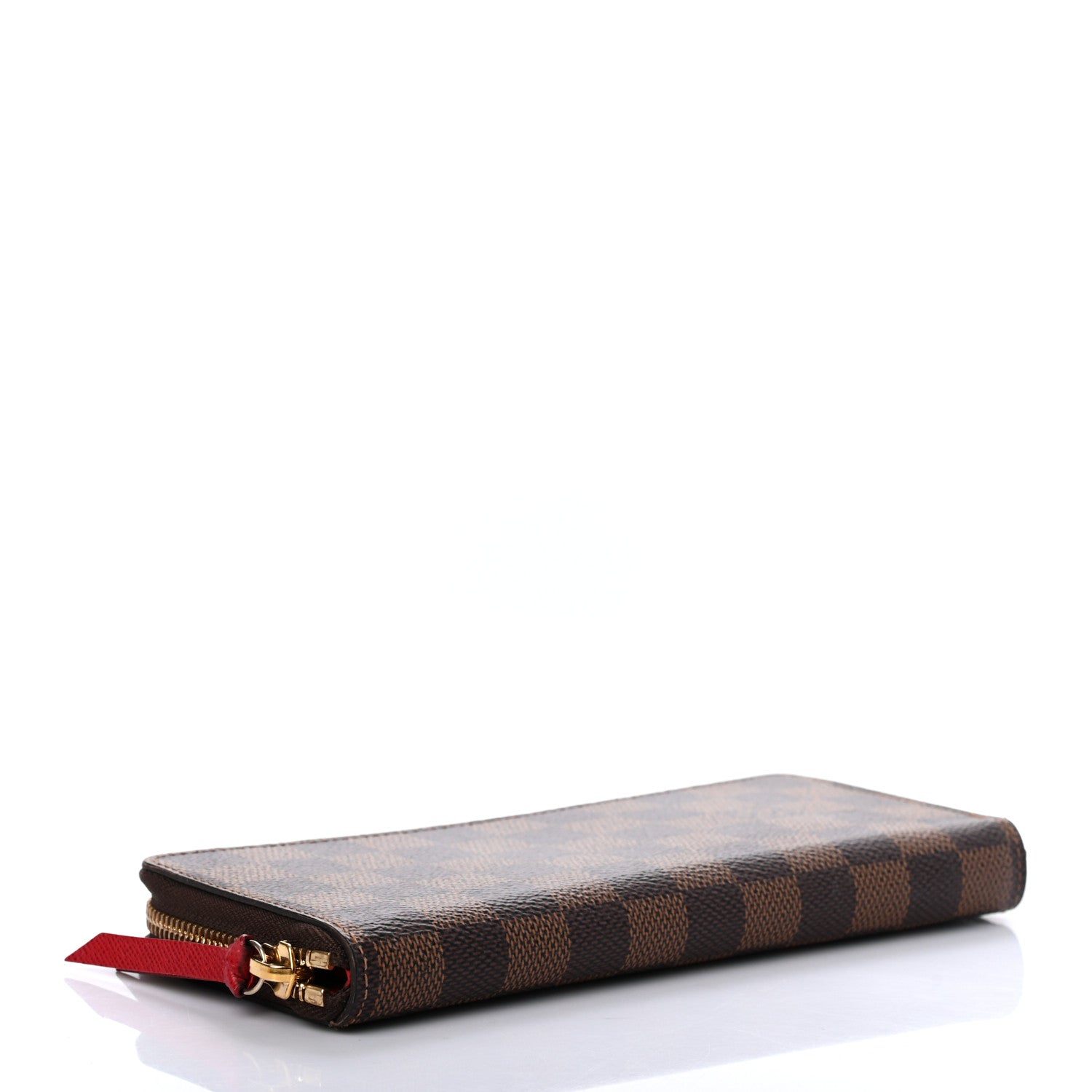 Louis Vuitton Damier Ebene Clemence Wallet Cherry 4 of 8