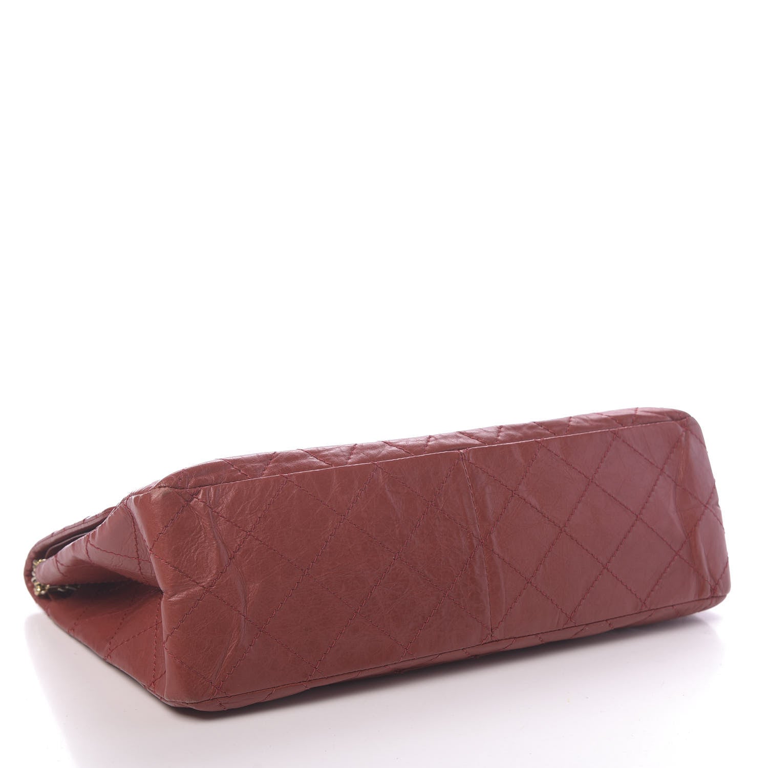Chanel Aged Calfskin Quilted 2.55 Reissue 226 Flap Red 4 of 22