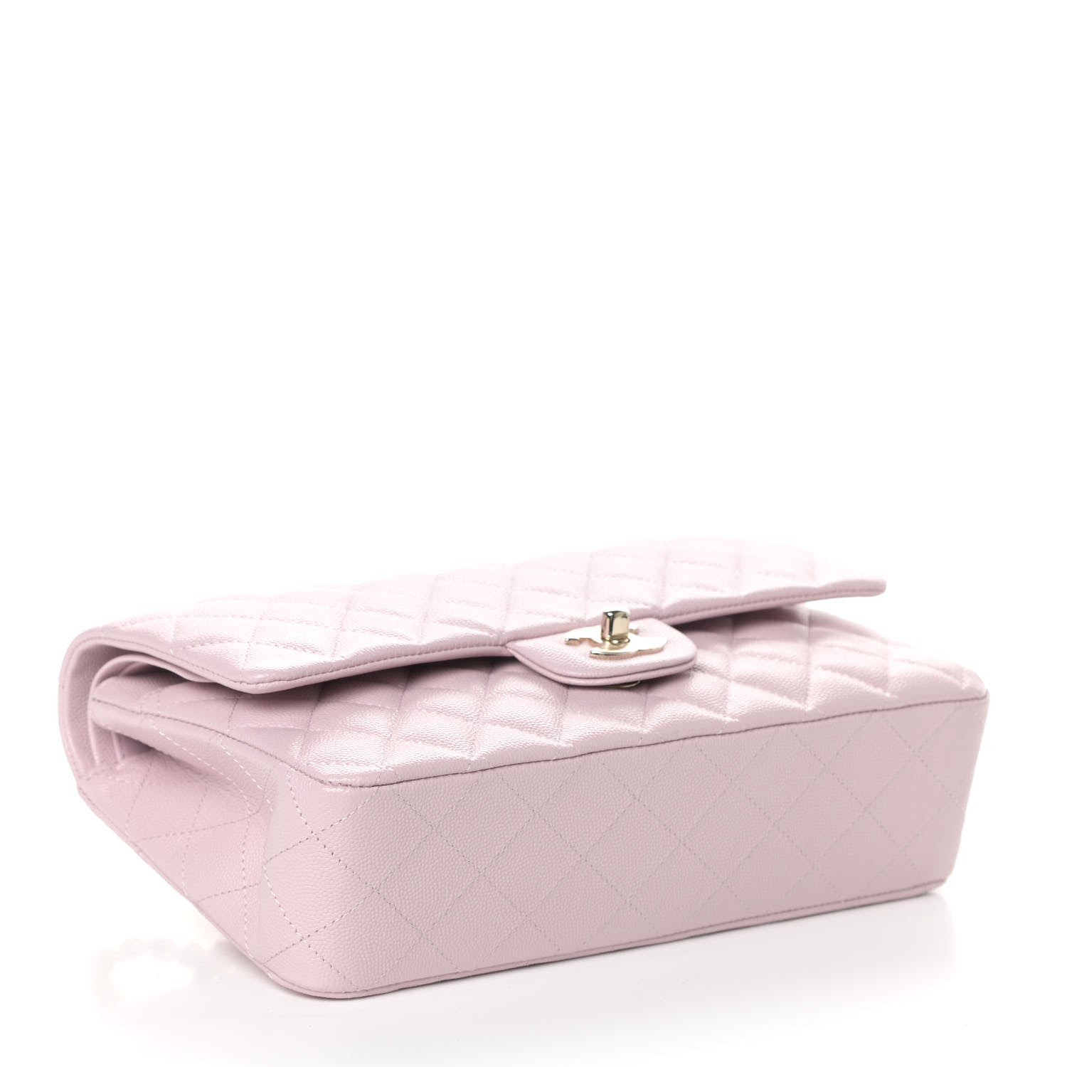 Chanel Caviar Quilted Medium Double Flap Light Pink 5 of 11