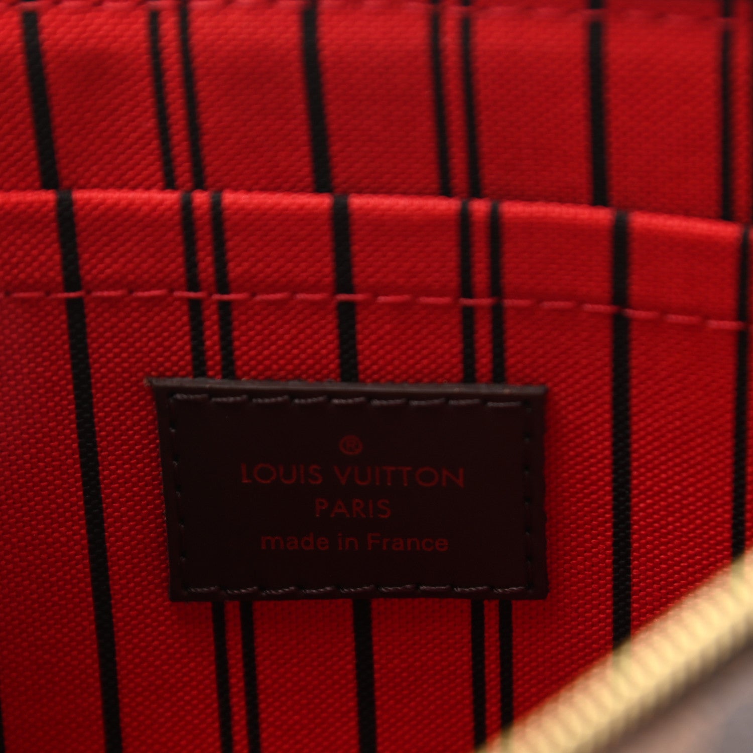 Louis Vuitton Damier Ebene Neverfull MM GM Pochette 6 of 7