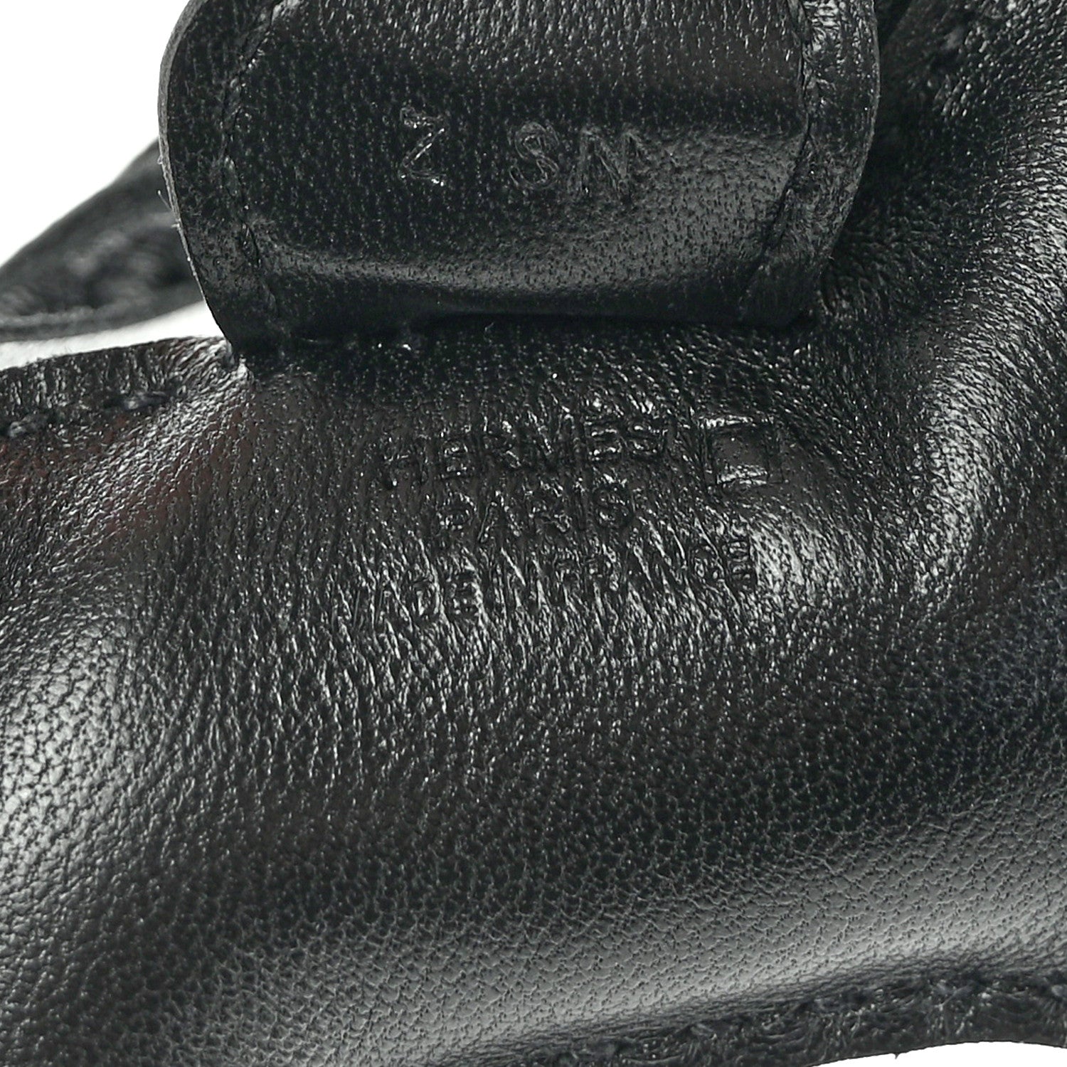 Hermes Milo Lambskin Matte Alligator Touch Grigri Rodeo Horse Bag Charm PM So Black 3 of 5