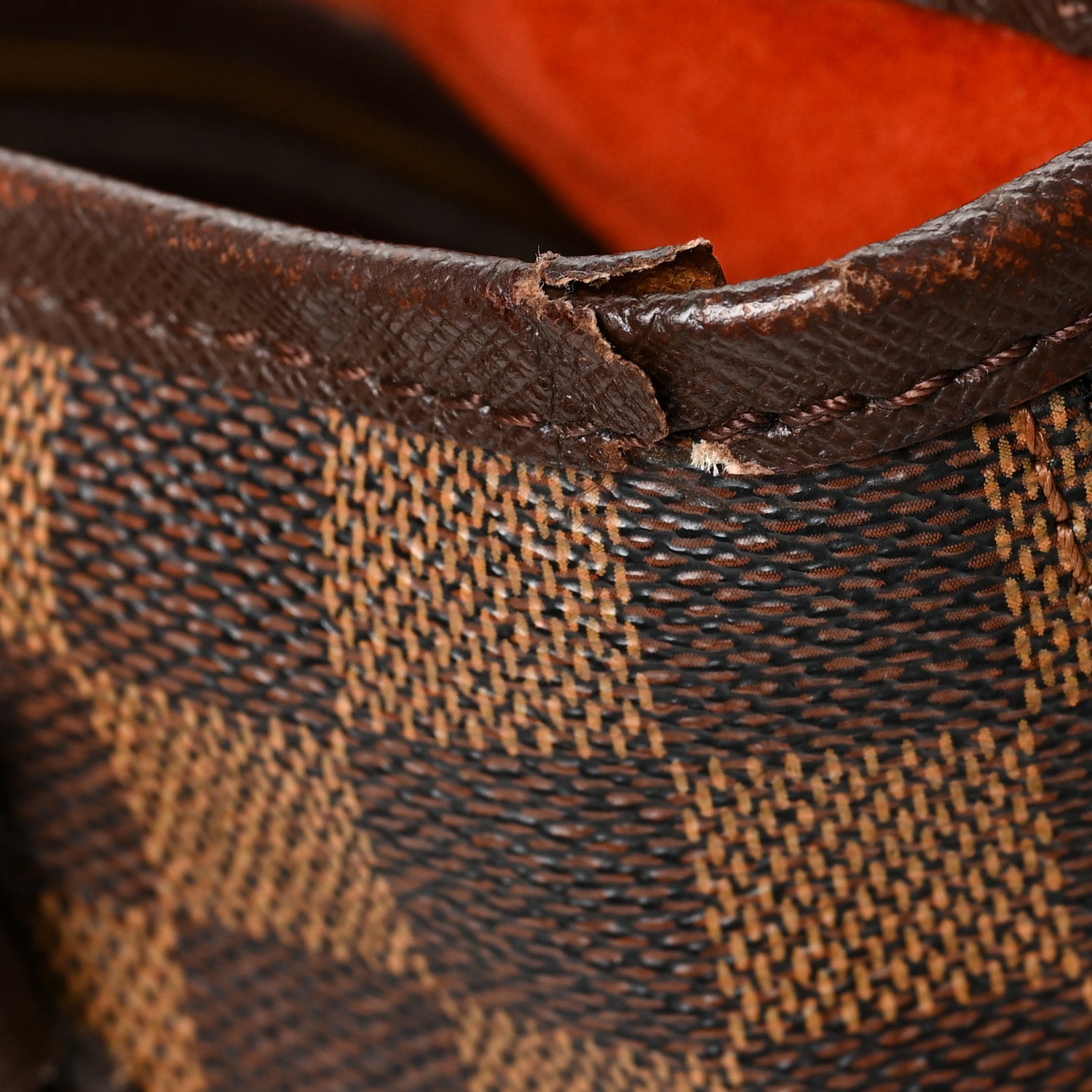 Louis Vuitton Damier Ebene Marais Bucket 23 10 of 12