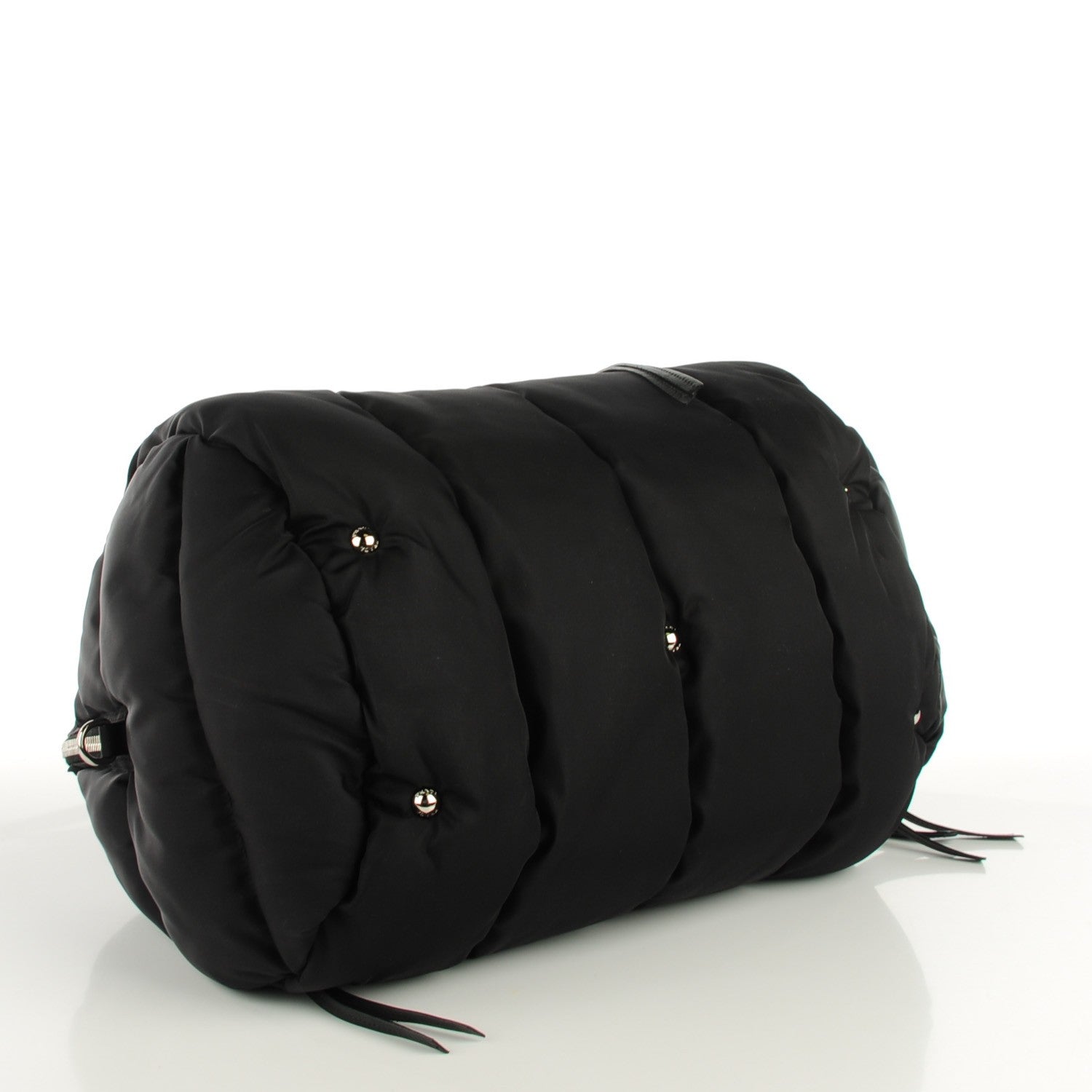 Prada Tessuto Nylon Duffel Bag Black 4 of 8