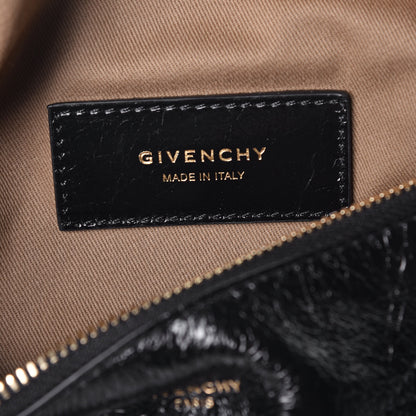 Givenchy Crackle Calfskin ID Belt Bag Black 6 of 9