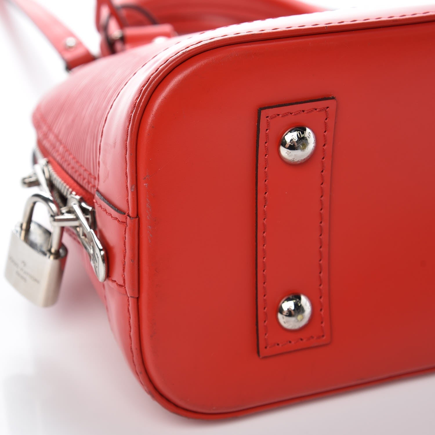 Louis Vuitton Epi Alma BB Coquelicot 10 of 15