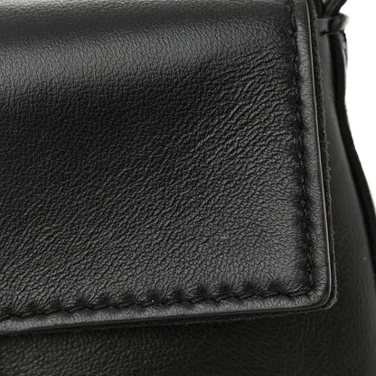 Fendi Lambskin Studded Heart Micro Baguette Black 12 of 12