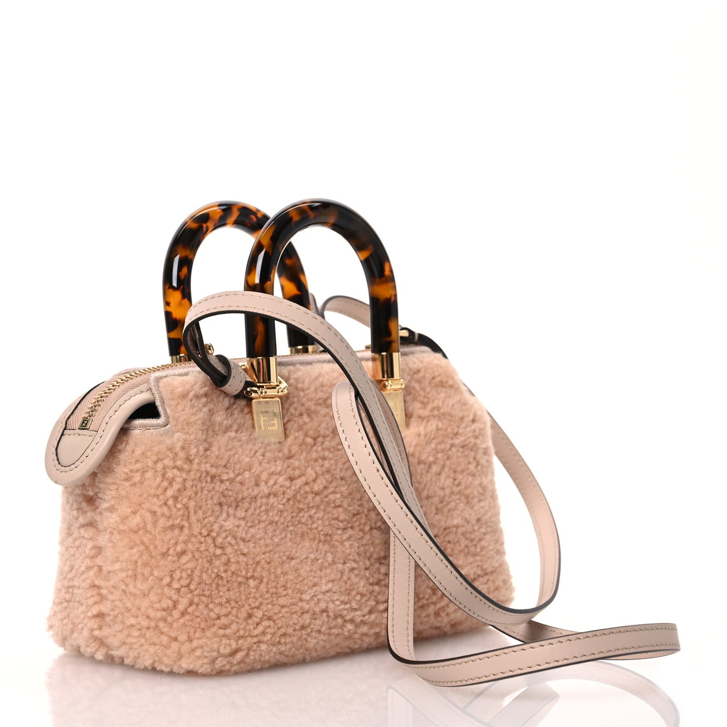 Sheepskin Vitello King Plexiglass Logo Embroidered Mini By The Way Top Handle Boston Soap