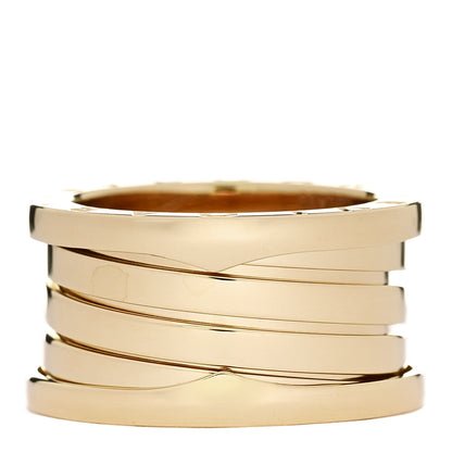 Bulgari 18K Yellow Gold B.Zero1 Four-Band Ring 52 6 3 of 6