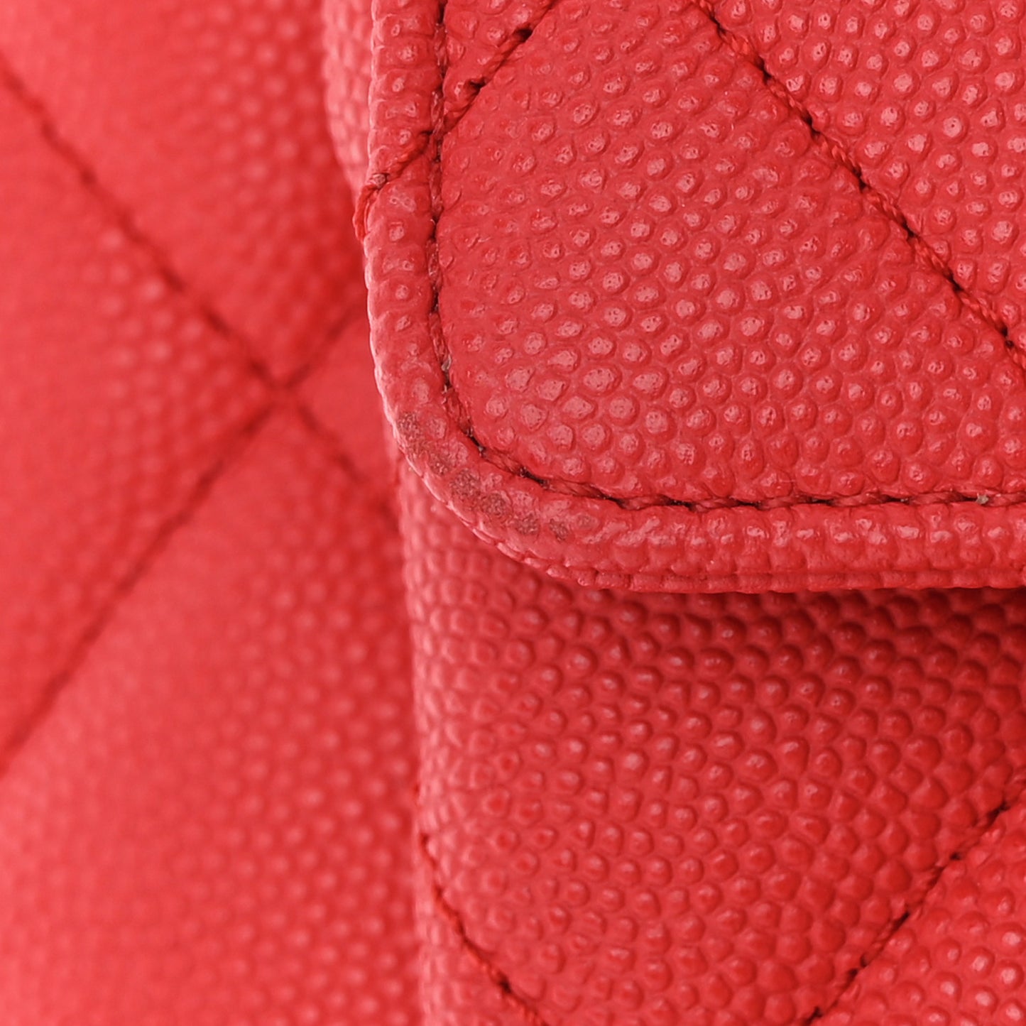 Caviar Quilted Backpack Bag Red