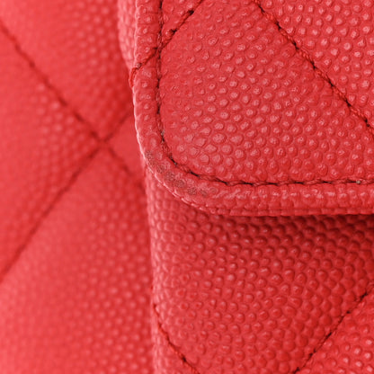 Chanel Caviar Quilted Backpack Bag Red 11 of 12
