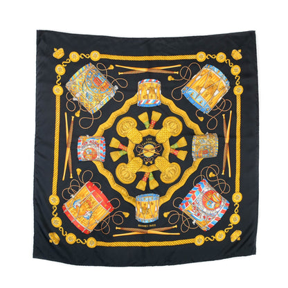 Hermes Silk Les Tambours Scarf 90 2 of 7