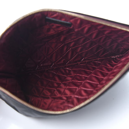 Chanel Lambskin Quilted Medium Cosmetic Case Black 5 of 11