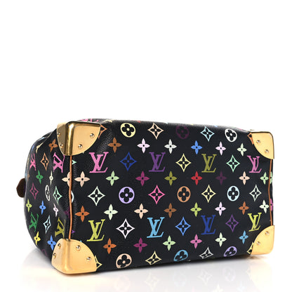 Louis Vuitton Monogram Multicolor Speedy 30 Black 4 of 14