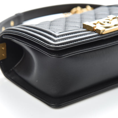 Chanel Calfskin Quilted Small Boy Flap Black 8 of 9