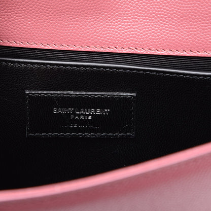 Saint Laurent Grain De Poudre Small Classic Monogram Kate Satchel Mystic Rose 6 of 7