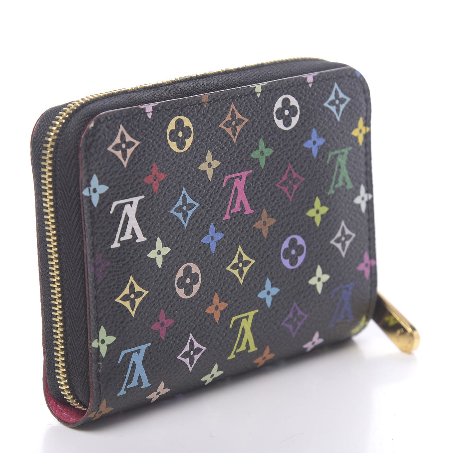Monogram Multicolor Zippy Coin Purse Black Grenade