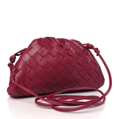Bottega Veneta Nappa Intrecciato The Mini Pouch Amaranto 3 of 9