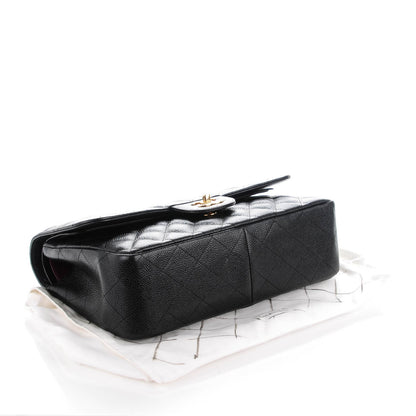 Chanel Caviar Quilted Jumbo Double Flap Black 4 of 8