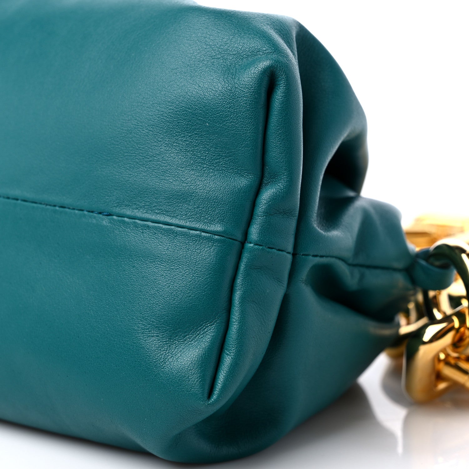 Bottega Veneta Calfskin The Pouch Chain Mallard 9 of 10