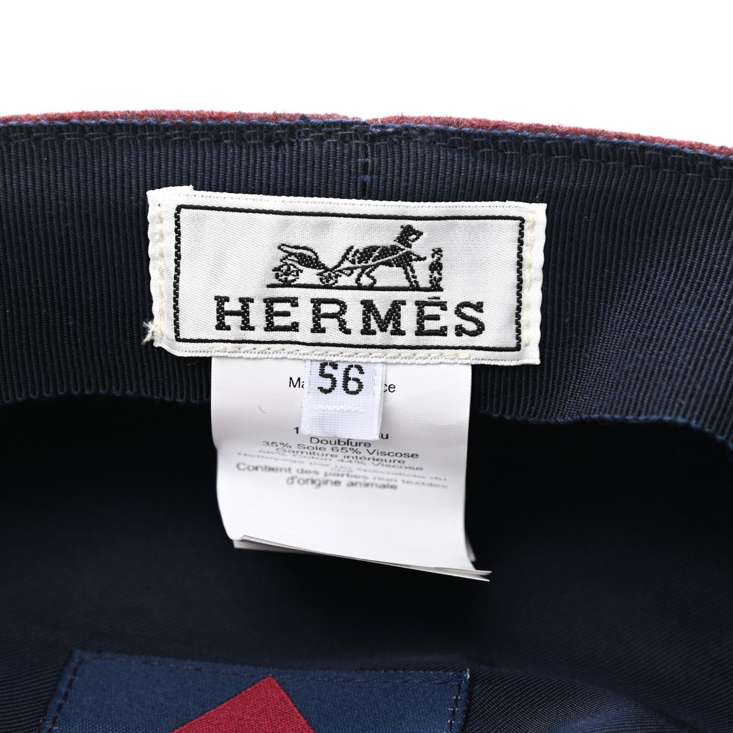 Glossy Lambskin Wool Womens Vauban Cap 56