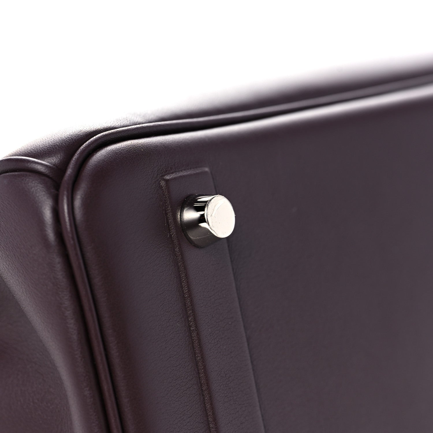 Hermes Swift Birkin Shadow 25 Rouge Sellier 9 of 27