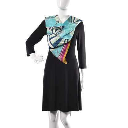 Hermes Silk Spinnakers Scarf 90 Moutarde Turquoise Fuchsia 2 of 4