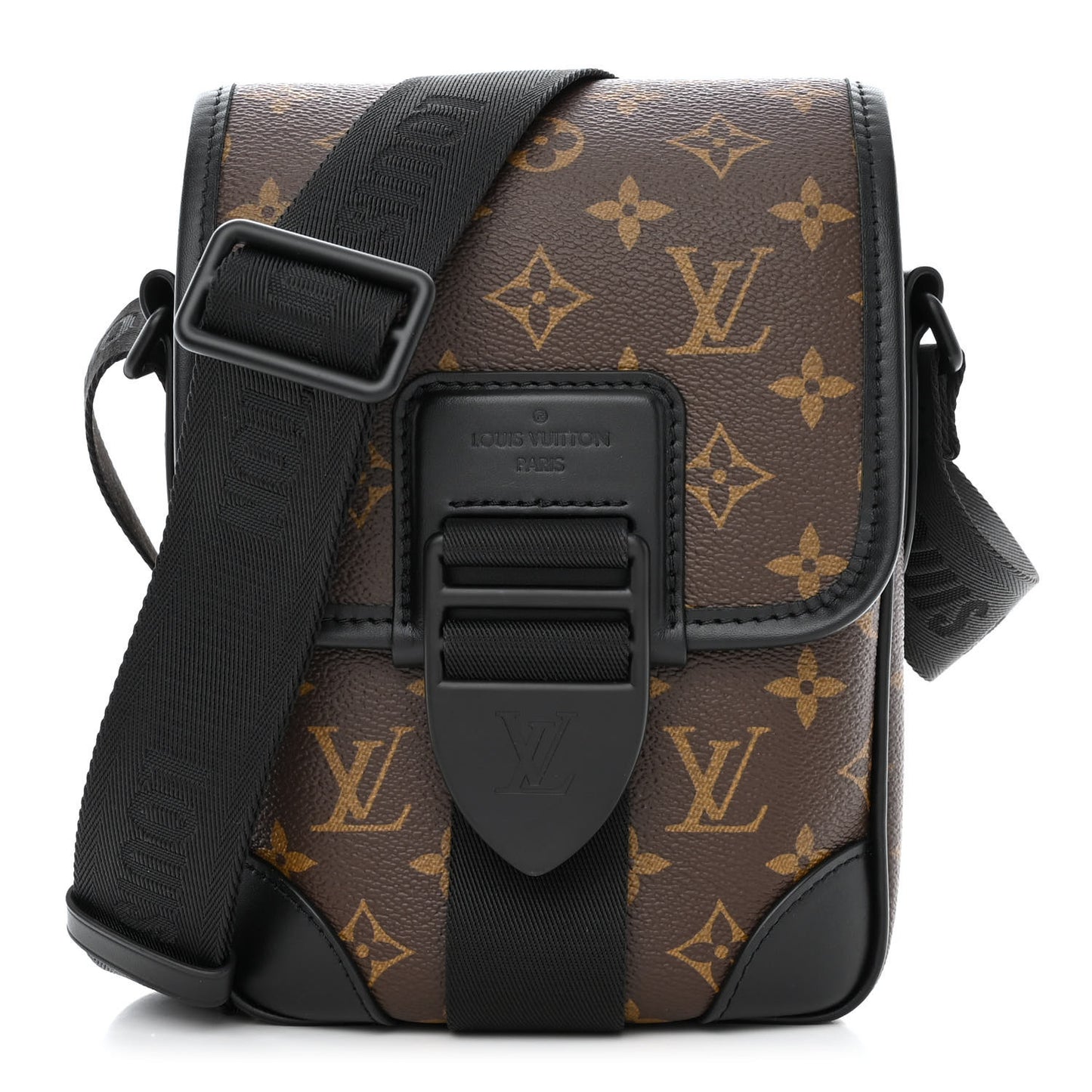 Monogram Macassar Archy Messenger PM
