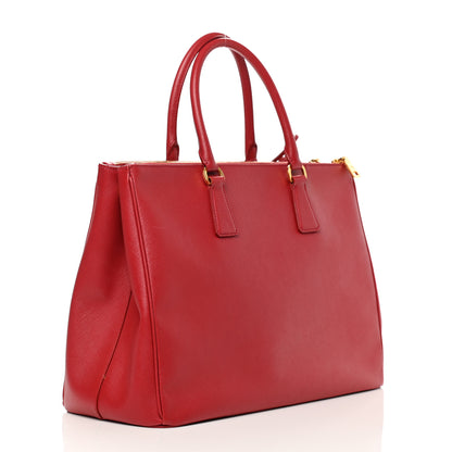 Prada Saffiano Medium Galleria Double Zip Tote Fuoco 3 of 25