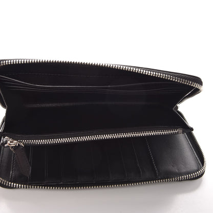 Burberry Coated Canvas Graffiti Print Zippy Wallet Black 6 of 9