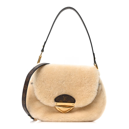 Louis Vuitton Shearling Monogram Sunset Cream 1 of 10