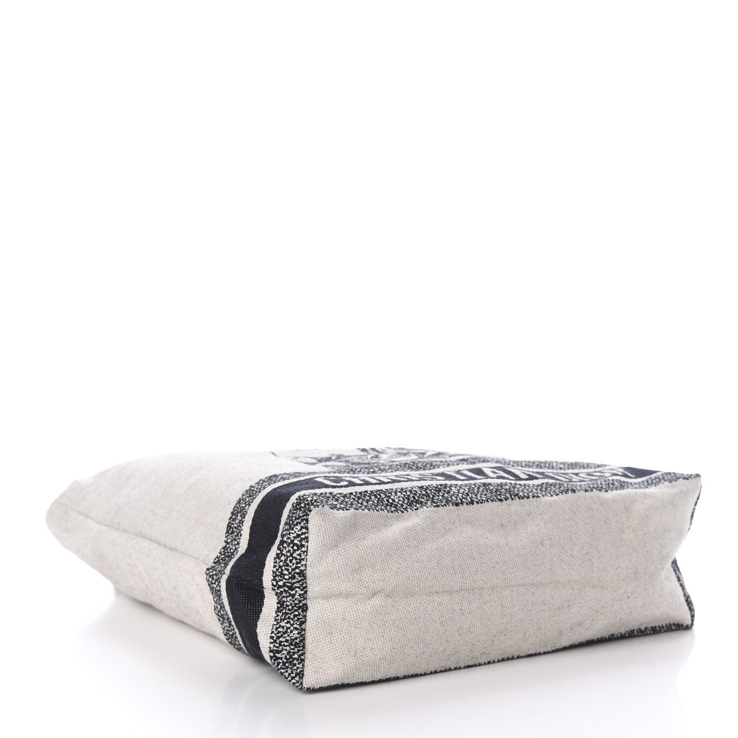 Canvas Print Cruise Tote Ivory Black